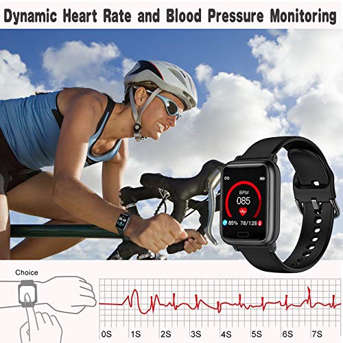 ASWEE-Smart-Watch-Fitness-Tracker-with-Heart-Rate-Blood-Pressure-Monitor-Waterproof-Watch-with-Sleep-Monitor-Calorie-Step-Counter-Watch-for-Kids-Women-Men-Compatible-Android-iPhone-Smartphone