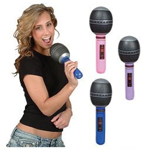 Inflatable microphones 1 dozen