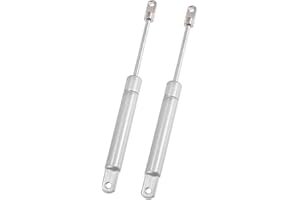 ARISELIFT 6 Inch 5Ib/22N/2kg Gas Springs, 6" Gas Struts Hydraulic Lift Support Cabinet Lid Toolbox, 2 Pcs, Silver Tone