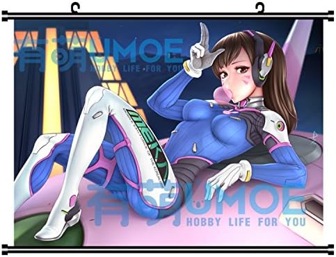 UMOE Anime Game Cartoon Overwatch Fabric Wall Scroll Poster Home Decor £¨23.6 X 17 Inches £607
