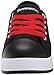 Heelys Fresh X2 Skate Shoe (Little Kid/Big Kid), Black/Red, 5 M US Big Kid