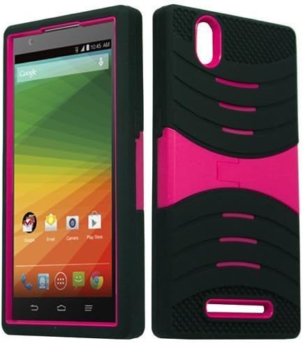 uBLACK/Pink Phone Case Cover for ZTE Zmax / Z970