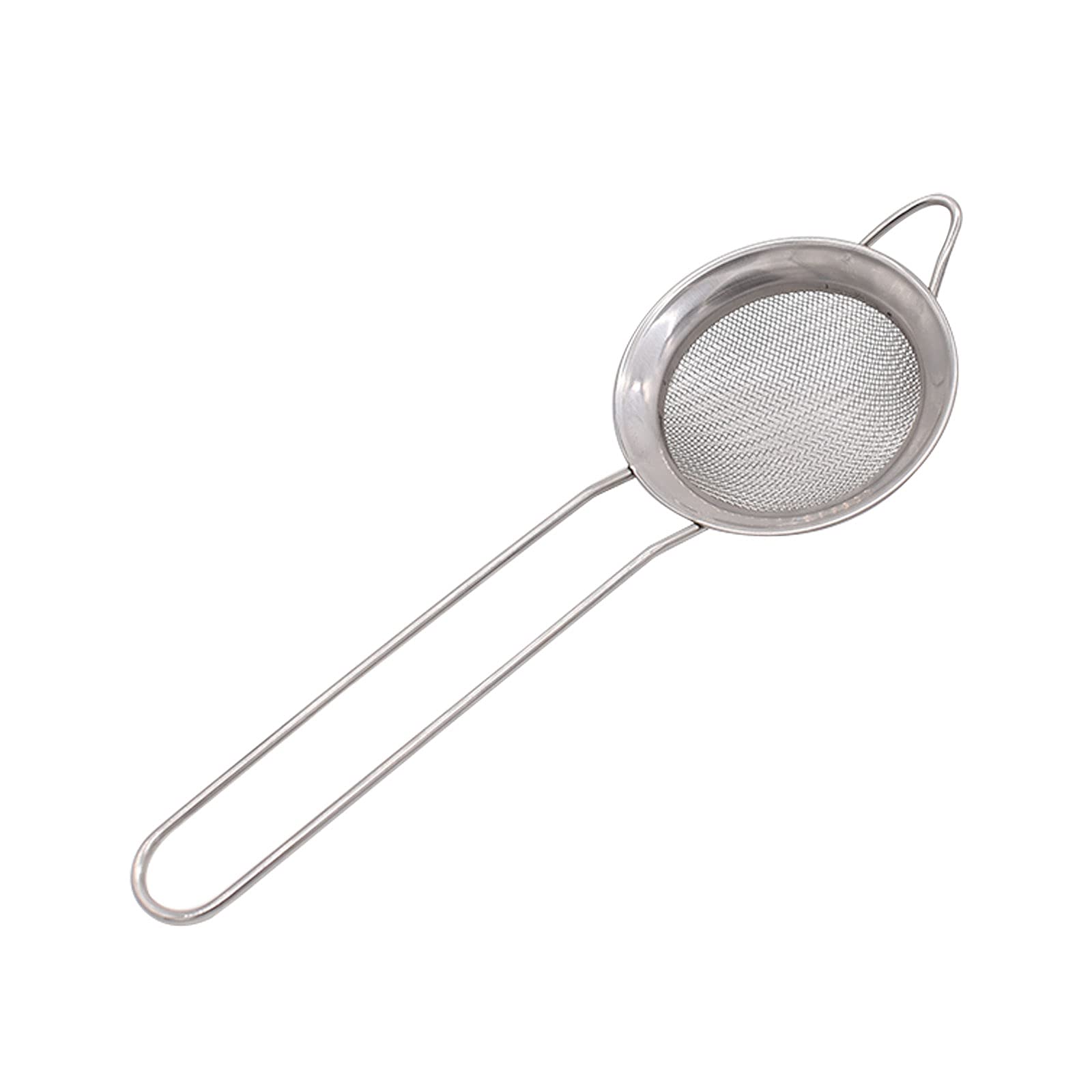 TRIXES Straining Sieve - Loose Leaf Tea Strainer - 6.7cm Diameter - Small Metal Kitchen Utensil - Fine Mesh Sifter with Handle - Filter for Straining Tea Leaves or Dusting Cakes