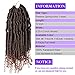 2 Packs Passion Spring Synthetic Crochet Hair Extensions 12 inch 24 strands/pack Ombre Crochet Twist Braids Fiber Fluffy Curly Twist Braiding Hair Bulk (T1B/30#)