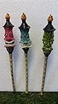 Fairy Garden Tiki Torch Set of 3