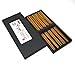 10 (5 pairs) Elegant Twist Bamboo Chopsticks