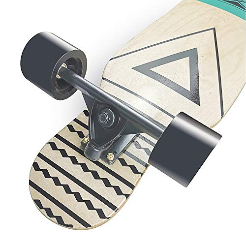 DINBIN 41 Inch Drop Through 8 Ply Maple Complete Longboards Skateboard