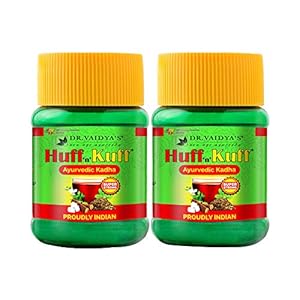 Dr. Vaidyas new age ayurveda Huff ‘n’ Kuff Ayush Kadha | SUGARFREE Immunity Boosting Kadha Powder with Jyestimadhu…