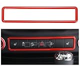 Hooke Road Red Emergency Light Switch Cover Trim 2011-2018 Jeep JK Wrangler & Unlimited