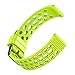 for Polar Vantage M Band, Lamshaw Silicone Replacement Wristbands Sport Strap with Metal Buckle for Polar Vantage M Smartwatch (Green)