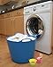 Red Gorilla Medium Flexible Plastic Tub, Toy Storage, Laundry, Gardening & More, 26 Liter/6.8 Gallon, Blue
