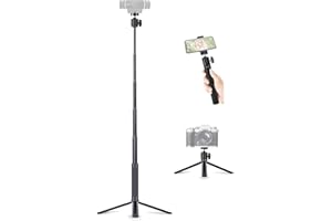 JCWINY 30" Tall Webcam Stand Tripod Extendable Desktop Tabletop Webcam Tripod Web camera Mount Aluminum Desk Tripods Stand fo