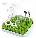 CANCA Baby Grass Countertop Bottle Drying Racks Green Grass Easy Clean Modern Design Keeps Molds and Mildews Holds Anything