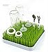 CANCA Baby Grass Countertop Bottle Drying Racks Green Grass Easy Clean Modern Design Keeps Molds and Mildews Holds Anything