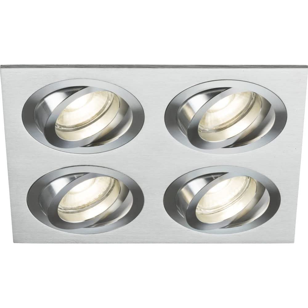 Knightsbridge Downlight, Aluminium, Brushed Chrome