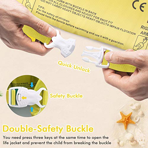 Chriffer Kids Swim Vest Life Jacket for 3050 Pounds Boys and Girls, Toddler Floaties with