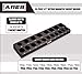 ARES 70237-19-Piece 1/2-Inch Metric Magnetic Socket Organizer - Holds 18 Sockets and 1 Socket Adapter - Keeps Your Tool Box Organized