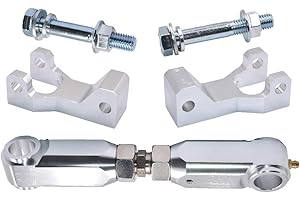 JDLLONG Front & Rear Billet Lowering Kit Fits for Yamaha Raptor 700 700R YFM700 2006-2017 / for Yamaha Raptor 350 YFM350 2004-2013 / for Yamaha Raptor 660 660R YFM660R 2001-2005