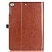 Fintie Case for iPad 9.7 Inch 2017 / iPad Air 2 / iPad Air - [Corner Protection] Multi-Angle Viewing Folio Stand Cover w/Pocket, Auto Wake/Sleep for iPad 2017, iPad Air 1 2 (Saddle Brown)