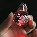 S-SO K9 Crystal 3D Bulbasaur pokemon ball Night LED light keychain ring