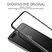 iPhone 8 Plus Case, iPhone 7 Plus Case, HUMIXX Thin Sleek Fully Protective (Naked Phone Texture) Hard Back Case Cover for iPhone 7 Plus/iPhone 8 Plus (Clear Black)