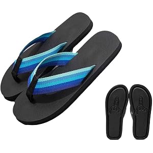 Funny Hidden Middle Finger Flip Flops Non-Slip Beach Novelty Gift | Women Men Slippers | Summer Comfort Anti-Slip Outdoor Sho