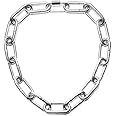 RAMUS KATEN Men's Heavy Duty Quee Goth Grunge Chunky Necklaces Punk Stainless Steel Alternative Industrial Collar Choker Link Chain For Women Jewelry