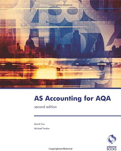 AS Accounting for AQA (Accounting & Finance)
