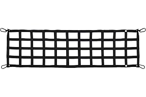 Saihisday 60"x 18" Black Cargo Net for Truck Bed, Tailgate Net for Full Size Truck, Replacement for Chevrolet Replacement for