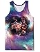 RAISEVERN Mens Funny Tank Tops 3D Print Cool Graphic Sleeveless T-shirt