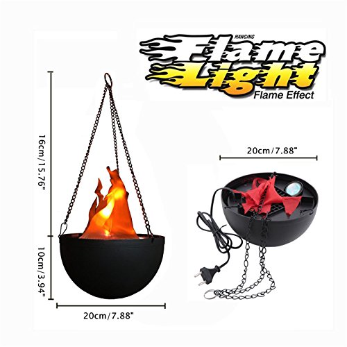 Vipe Hanging Flame Light Halloween Decoration Christmas Party Bar Outdoor Indoor Decoration - Thumbnail 3