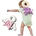 YLMTOP Toddler Headrest Pillow Baby Head Protection Cushion Pink YBB003-Pink