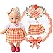 bbww Set of 6 Handmade Lovely Baby Doll Clothes Dress Outfits Costumes for 14-15-16 Inch American Girl Cloth Holiday