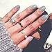 Z.RACLE 4mm Love Rings for women with Screw Design Best Gifts for love Rosegold - 6