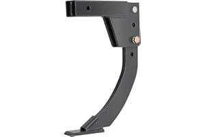 ROADGIVE Hitch Mounted Ripper Fits for CAT 0 and CAT 1 Tractor, Hitch Lawn Ripper, Adjustable 16" Trenching Shank Plow Fits 2