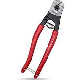 TOOLEAGUE 8" Cable Wire Cutters, Stainless Steel Wire Rope Cutter | for Cable Deck Railing, Decking, Wire Seals,Aircraft Bicycle