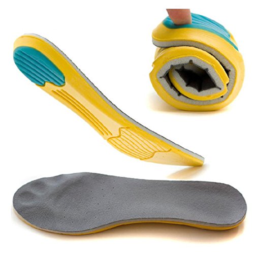 Bringsine Shoe Insoles, Orthotic Insoles, Orthopedic Insoles, Foam Insoles - Excellent Shock Absorption & Cushioning, Shoe Inserts for Running, Hiking - Men & Women Everyday Use 1 Pairs L