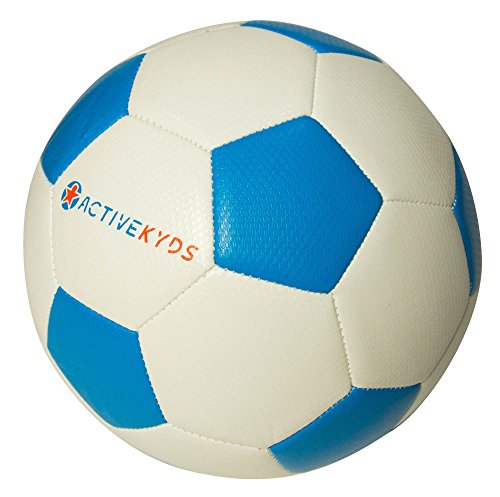 Active Kyds Sports Ball Set: Football, Soccer Ball, and Basketball with Hand Pump