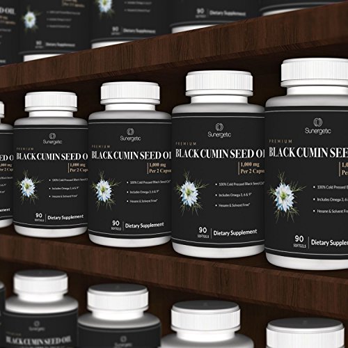 Premium Black Cumin Seed Oil Softgels – 1,000mg of Black Seed Oil Per Serving – Non GMO Cold Pressed Nigella Sativa – Includes Thymoquinone & Omega’s - 90 Softgels - Thumbnail 5