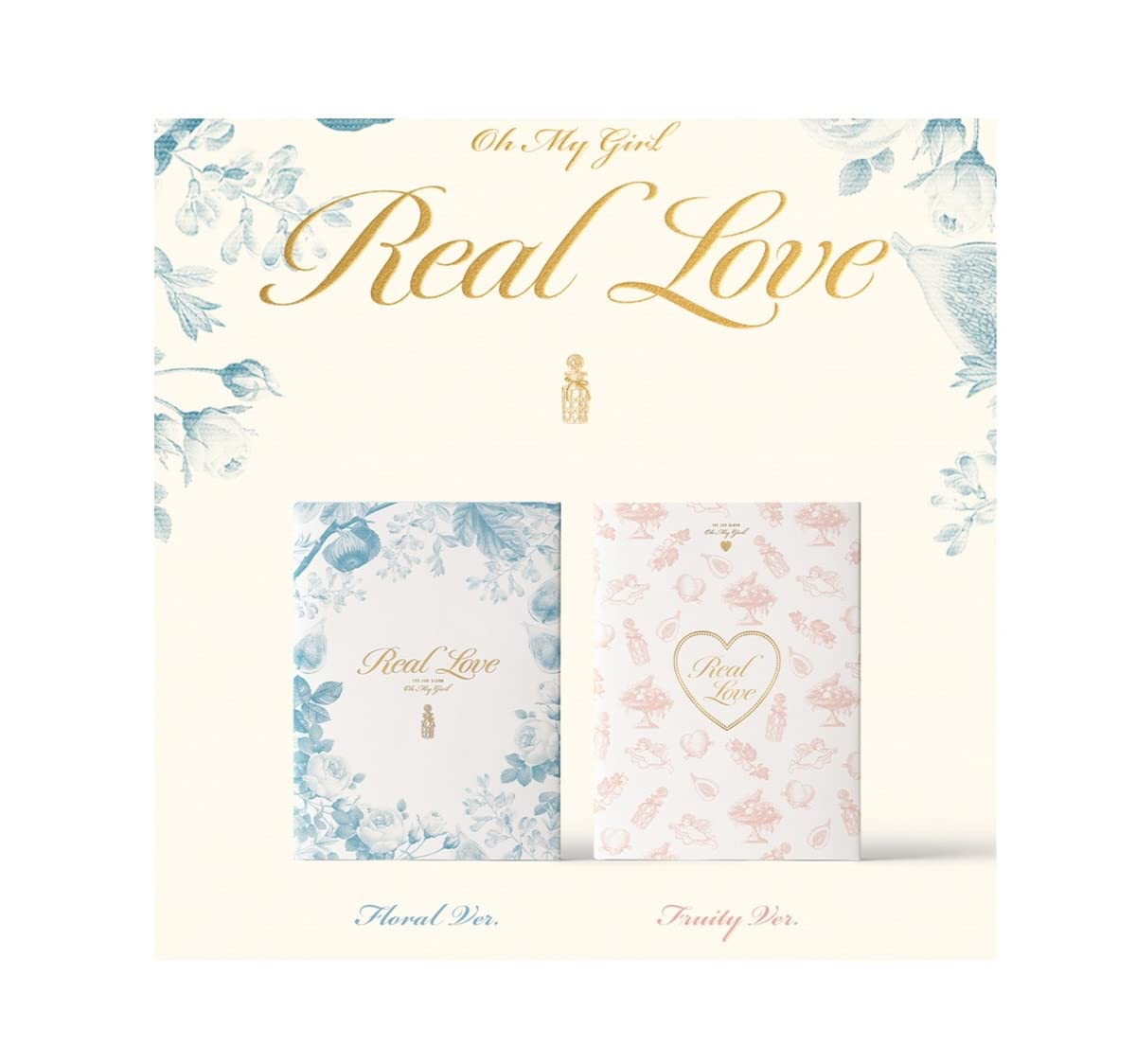 OH MY GIRL - 2nd Album [Real Love] Album + Extra Photocards Set / K-Pop Sealed (Floral+Fruity Ver. SET)