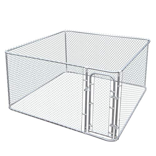 image for JAXPETY Foldable Metal Pet Exercise and Playpen 7.5 x 7.5 Ft Heavy Dut