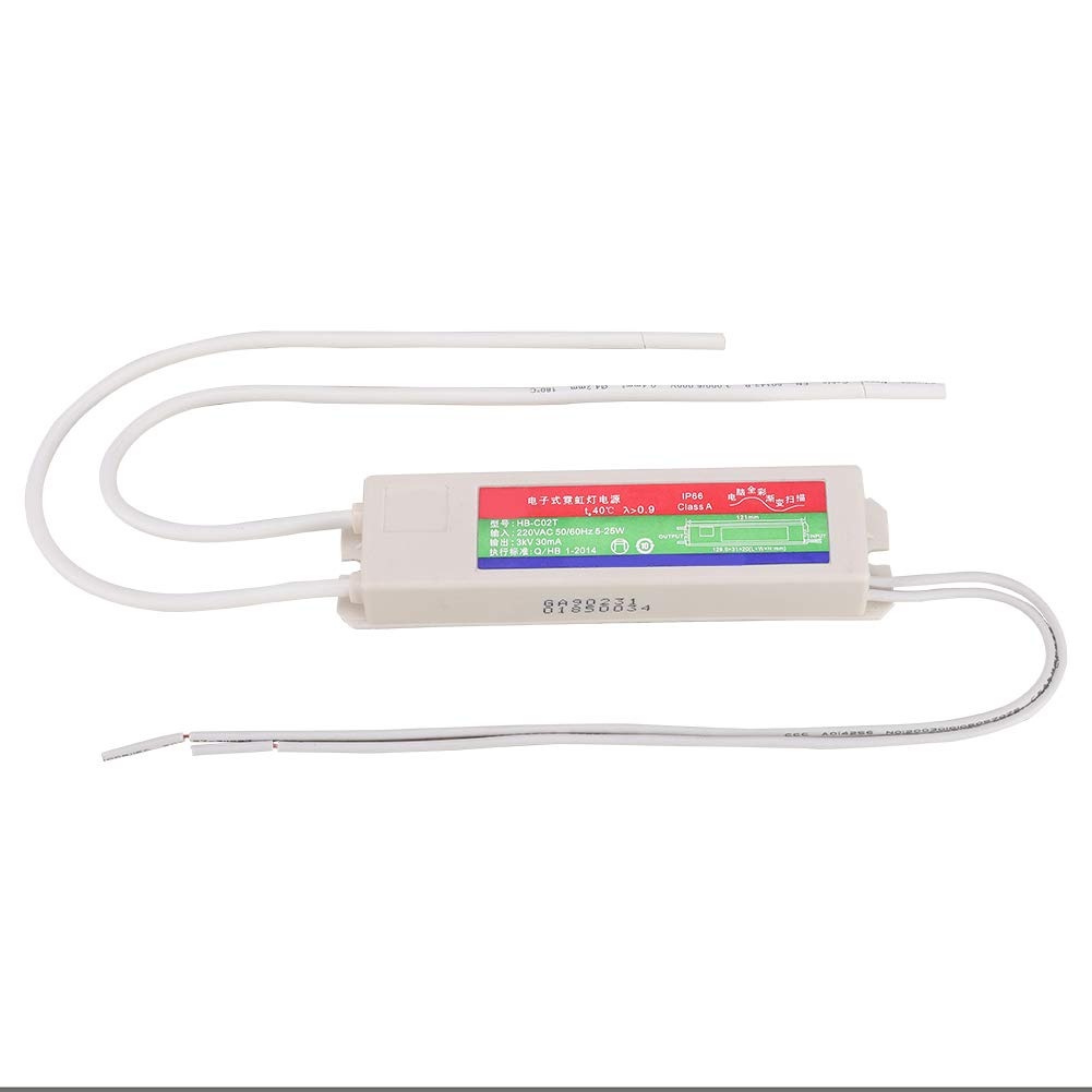 Oumefar Load 0.5-2.5m Power Supply Rectifier 220VAC to 3KVAC Neon Transformer Boost Voltage Module for 0.5-2.5m Neon Sign