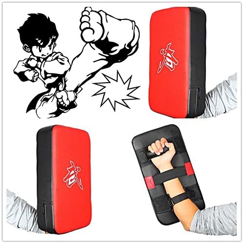 Kicking Pad,Boxing Kick Punch Pad Shield,PU Leather Rectangle Strike Kicking Pad Arm Shield Target for Focus Training Boxing Karate Muay Thai Kick UFC MMA TKD