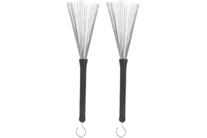 1 Pair Retractable Drum Wire Brushes Drum Stick Brushes for Jazz Folk Rock Band