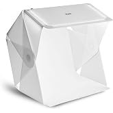Foldio3-25Inch Product Photography Light Box, 65W High Powered Dimmable LED Light, CRI 98+, Foldable, White PP &amp; Black Flocking Background Included, All-in-One Photo Studio Lightbox by ORANGEMONKIE