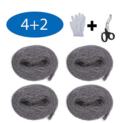 Oiyeefo Steel Wool for Mice Control, Gap Blocker, Easy to Install, Keep
