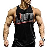 Mens Fitness Workout Stringer Tank Top