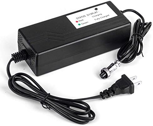 Atuluss 42Volt 2.0ah Electric Scooter Battery Charger for Pocket Mod, Sports Mod, and Dirt Quad 3-Prong Inline Connector Adapter Power Supply
