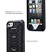 ULAK iPod Touch 7th Generation Case, iPod Touch 6 Case, Full Body withScreen Protector, Belt Clip Holster Kickstand Heavy Duty Shockproof Protective Bumper Cover for iPod Touch 5/6/7, Black
