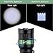 iTECHOR Tactical Flashlight, Water Resistant Super Bright Cree T6 800 Lumens 3 Modes LED Zoomable Flashlight Torch for Hiking, Camping, Hiking and Emergency